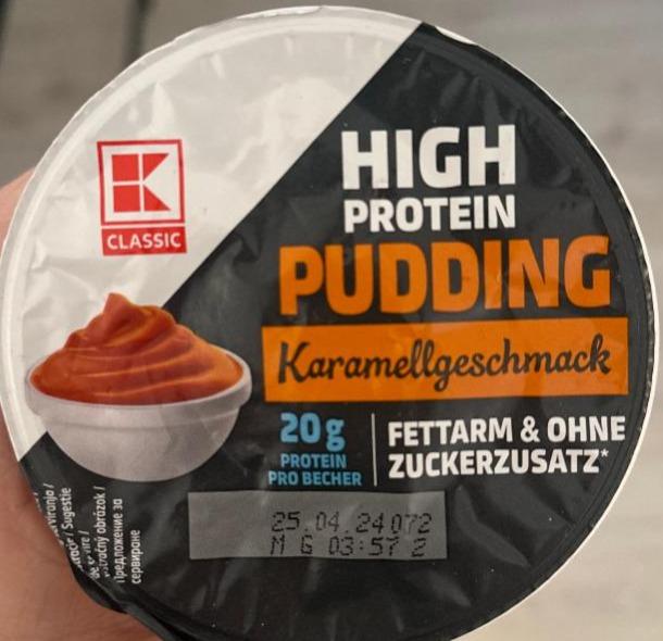 Fotografie - High protein pudding Karamellgeschmack K-Classic