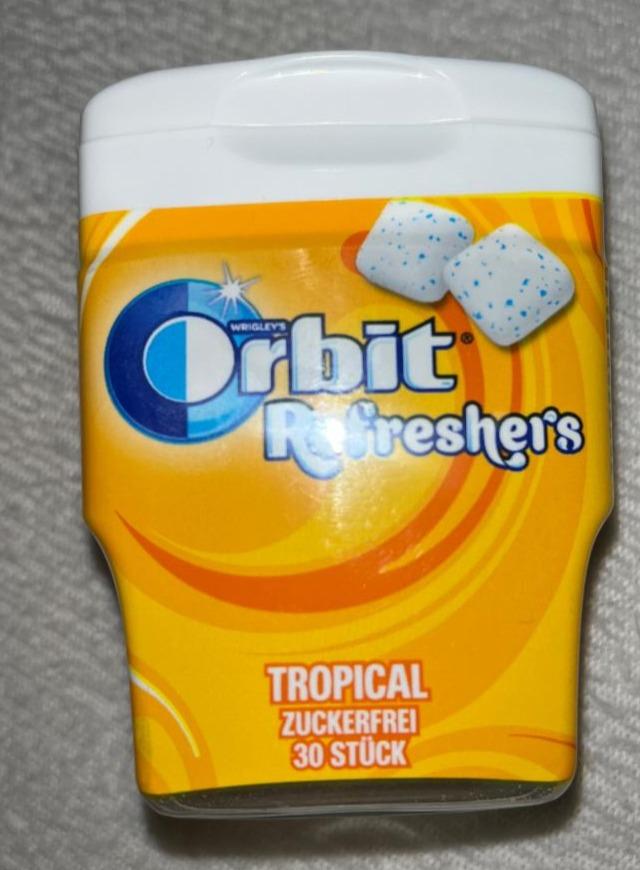 Fotografie - Orbit Refreshers Chewing Gum Tropical zuckerfrei Wrigley's