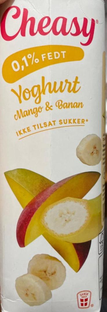Fotografie - Yoghurt Mango & Banan 0,1% Fedt Cheasy