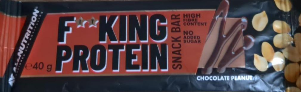 Fotografie - Fitking protein Snack bar Chocolate Peanut Allnutrition