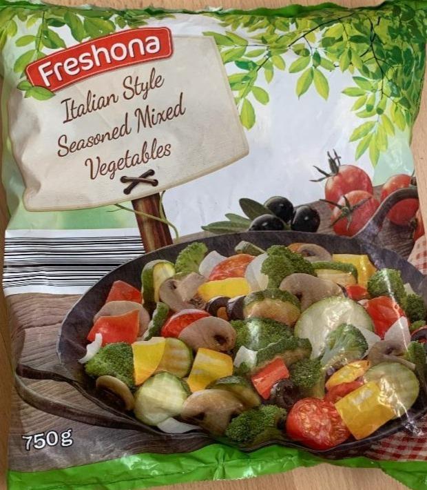 Fotografie - Italian style seasoned mixed vegetables Freshona