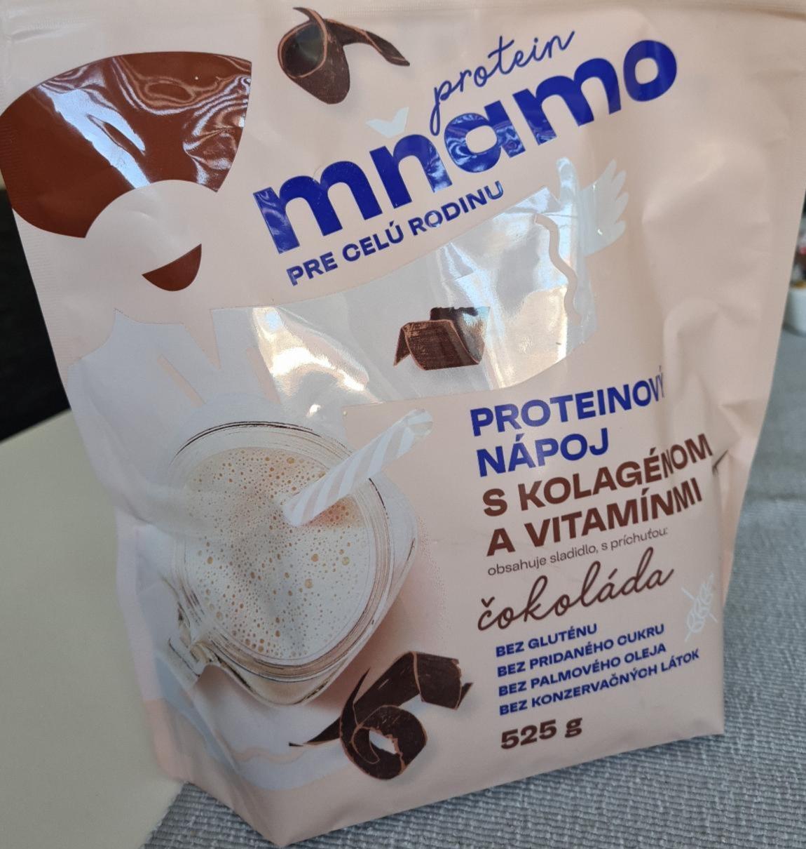 Fotografie - Proteinový nápoj s kolagénom a vitamínmi čokoláda Mňamo