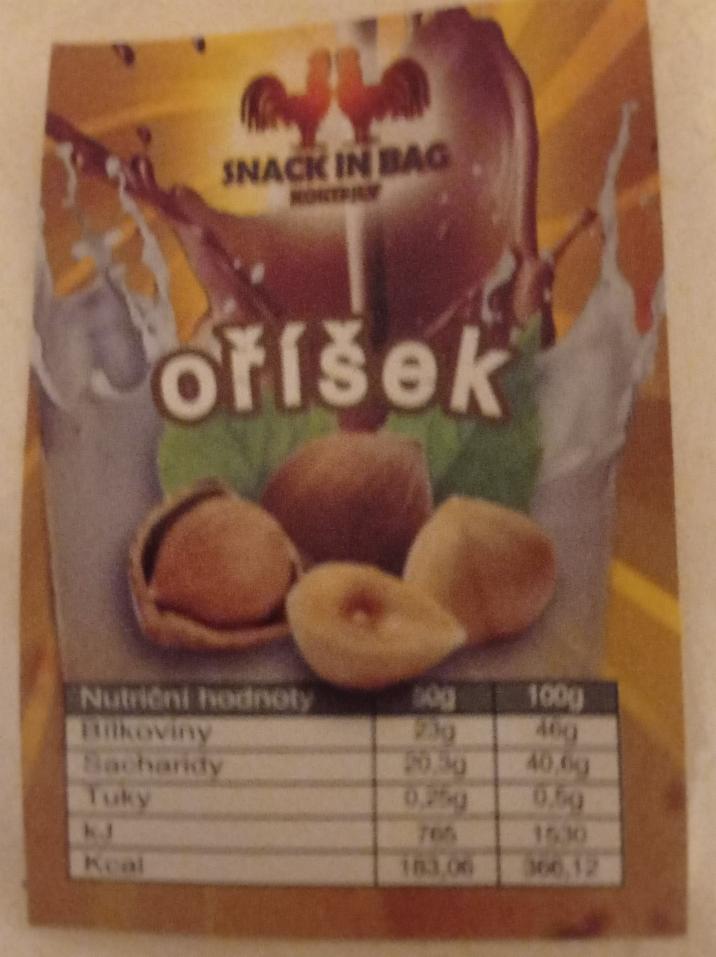 Fotografie - Oříšek Snack in bag