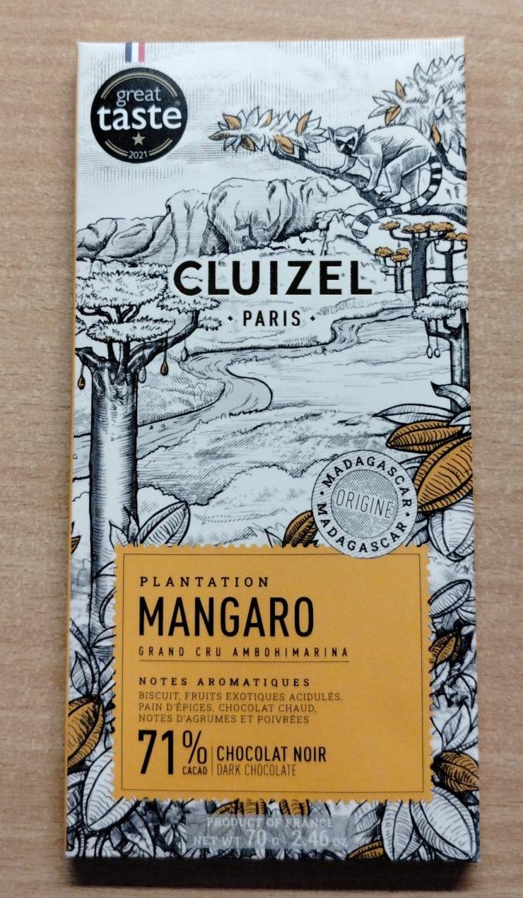 Fotografie - Plantation Mangaro 71% Chocolat Noir Cluizel