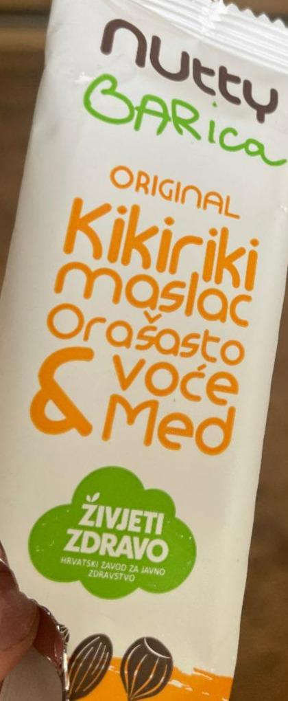 Fotografie - Barica Original Kikiriki maslac orašasto & voće med Nutty