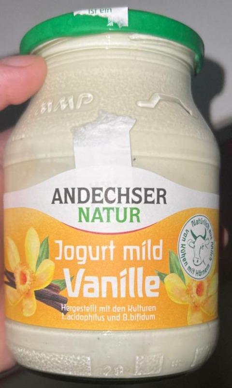 Fotografie - Jogurt mild Vanille Andechser natur