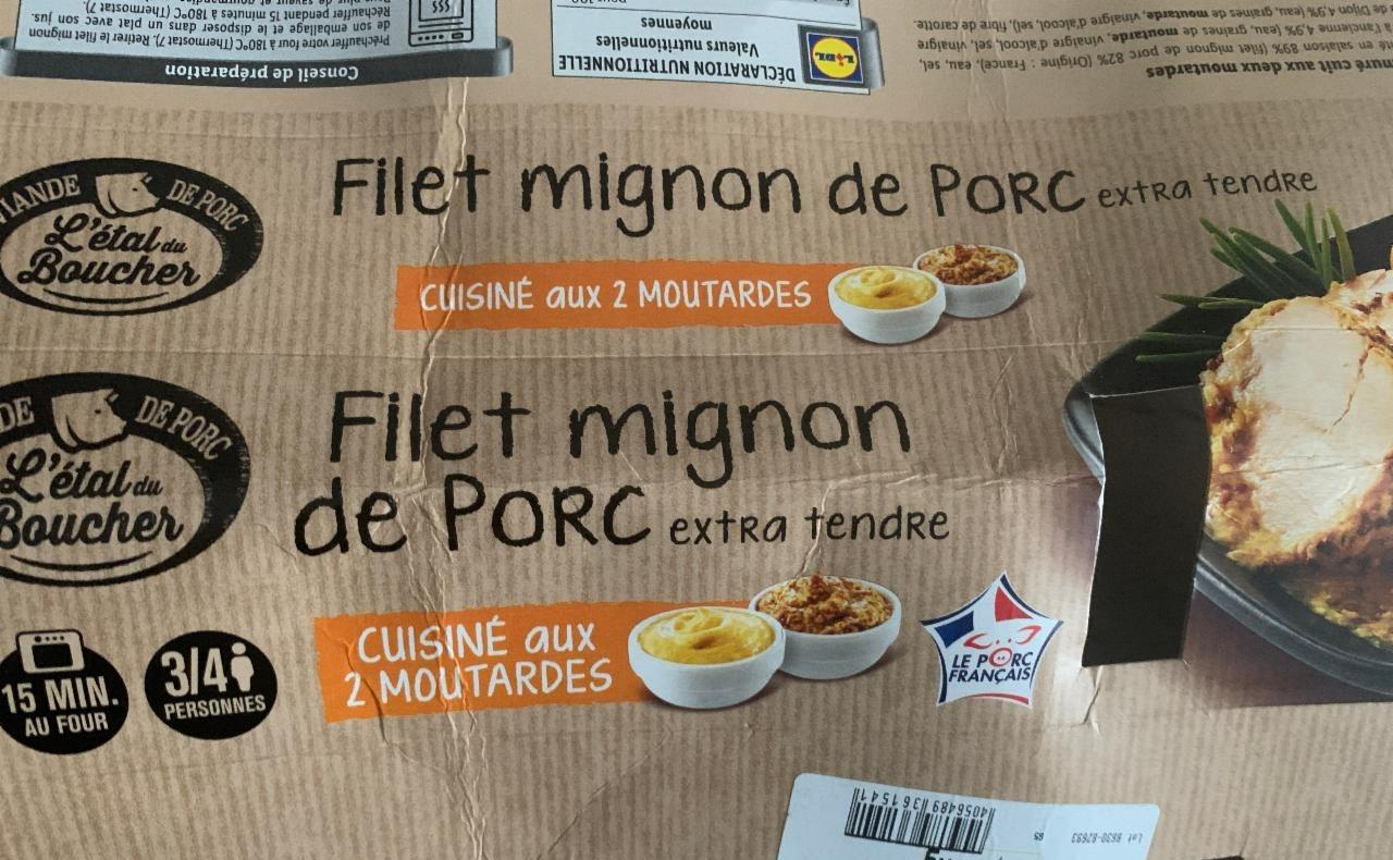 Fotografie - Filet Mignon de Porc moutardes 