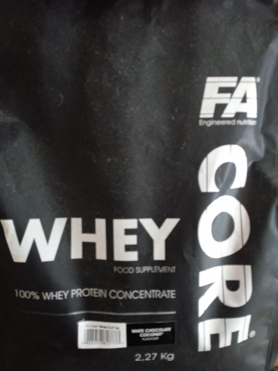 Fotografie - FA Whey Core Protein vanilka