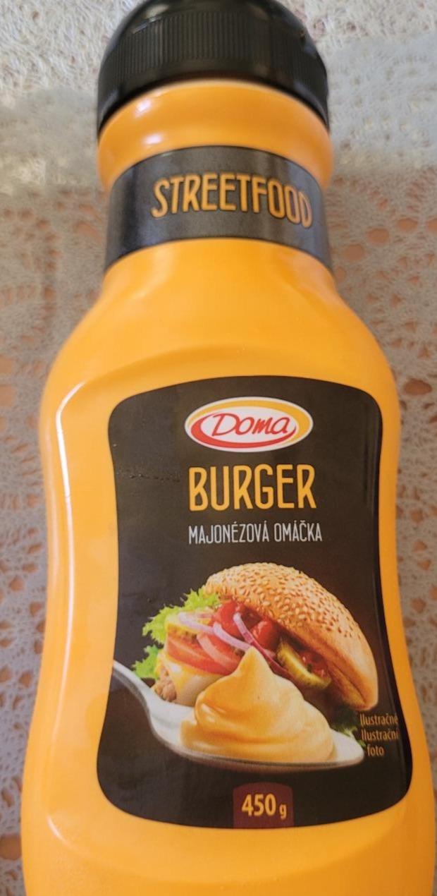 Fotografie - Burger majonézová omáčka Doma