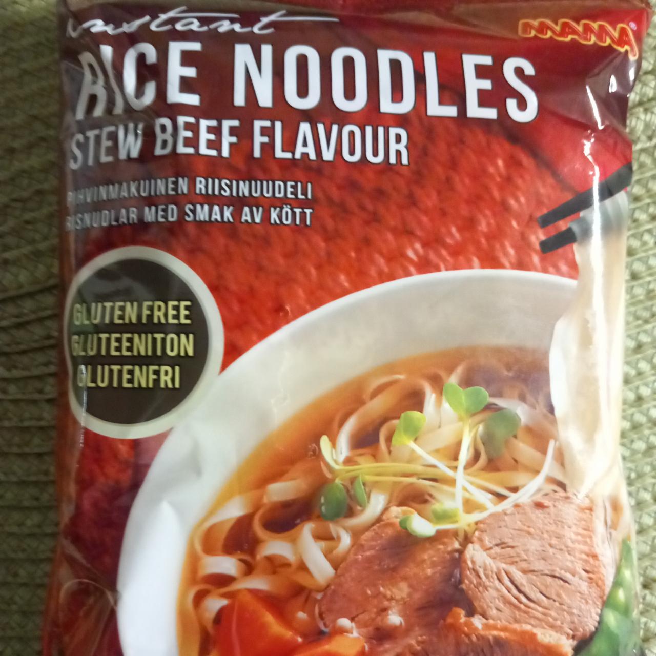 Fotografie - Instant RICE NOODLES stew beef flavour MAMA