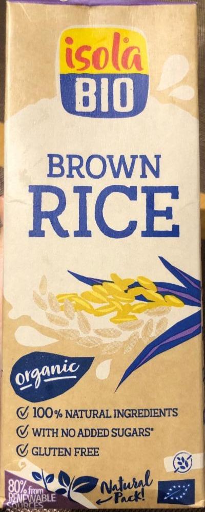 Fotografie - Nápoj z celozrnné rýže bio