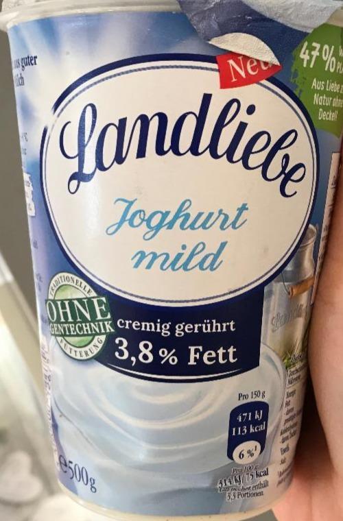 Fotografie - Joghurt mild 3,8% Fett Landliebe