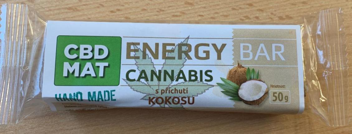 Fotografie - Energy Bar Cannabis s příchutí kokosu CBDMat