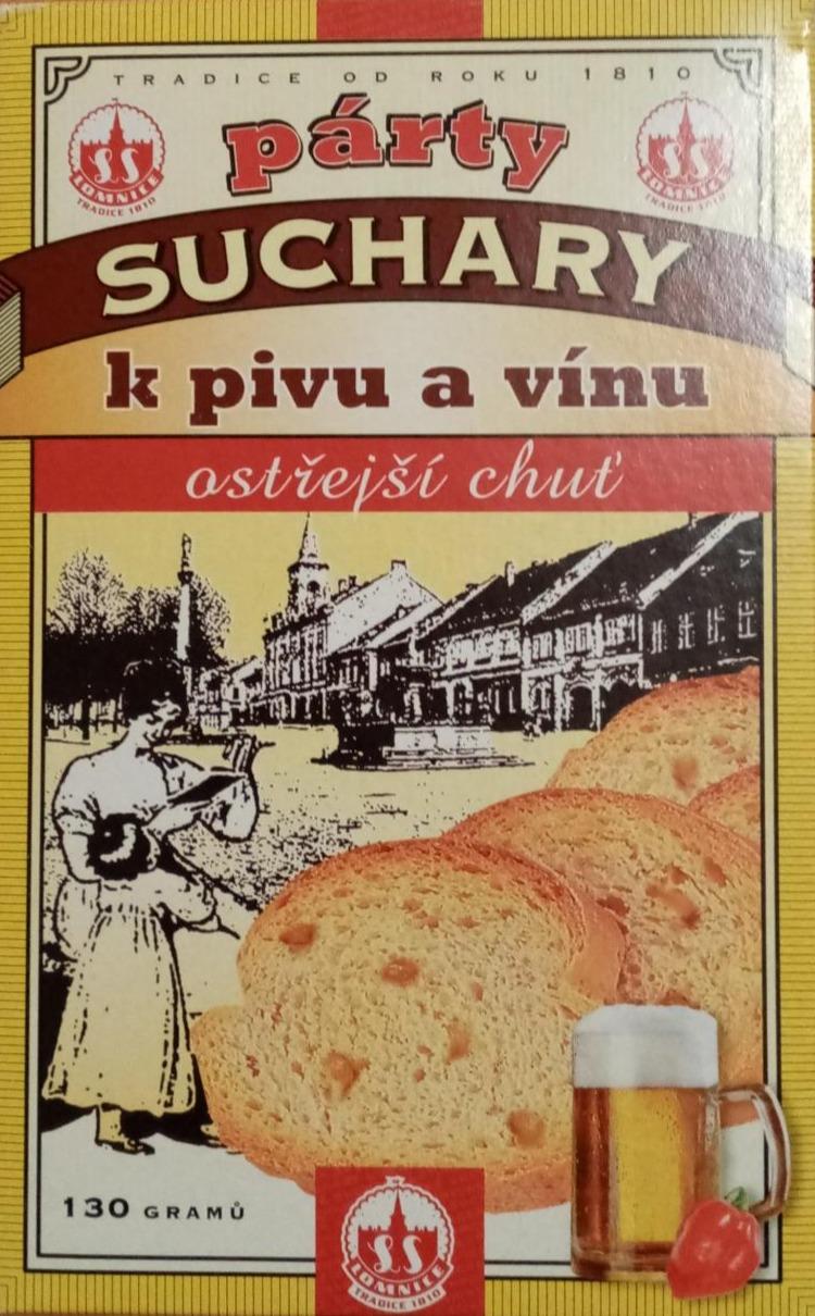 Fotografie - Párty Suchary k Pivu a Vínu Ostřejší Chuť Lomnické suchary