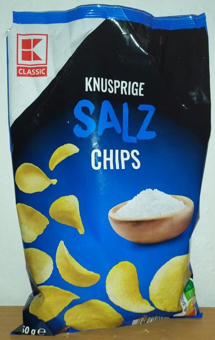 Fotografie - Knusprige Salz Chips K-Classic