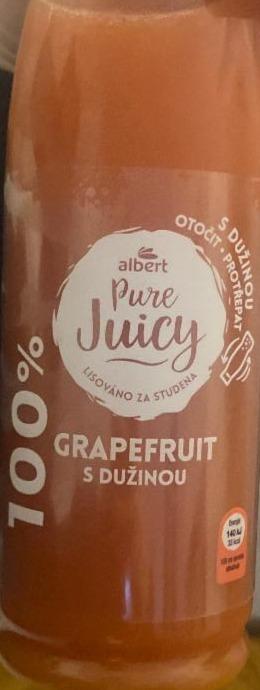 Fotografie - Pure juicy 100% grapefruit s dužinou Albert
