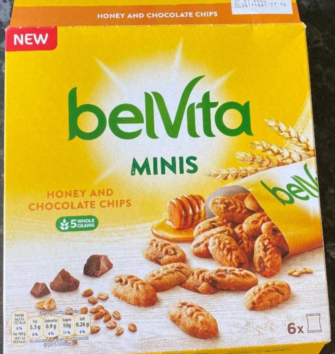 Fotografie - Minis Honey and chocolate chips BelVita