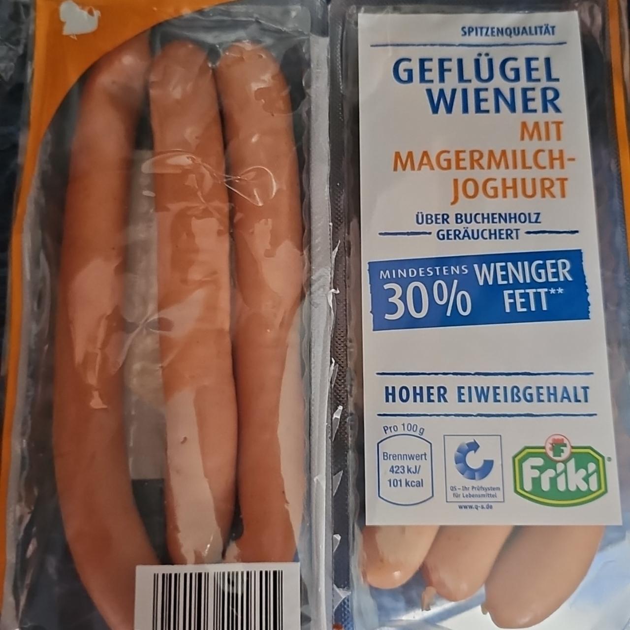 Fotografie - Geflügel Wiener mit Magermilch Joghurt Friki