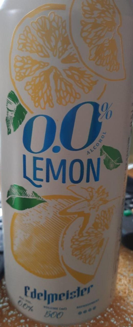Fotografie - Edelmeister Lemon 0.0 % alcohol