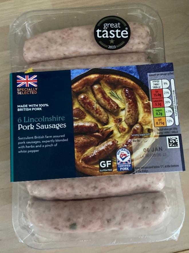 Fotografie - Lincolnshire Pork Sausages Specially Selected