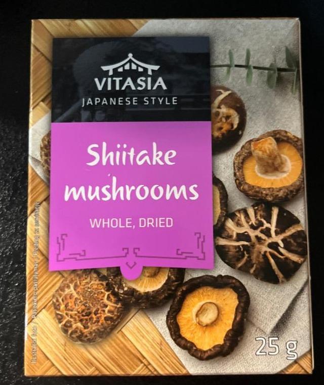 Fotografie - Shiitake mushrooms whole, dried Vitasia