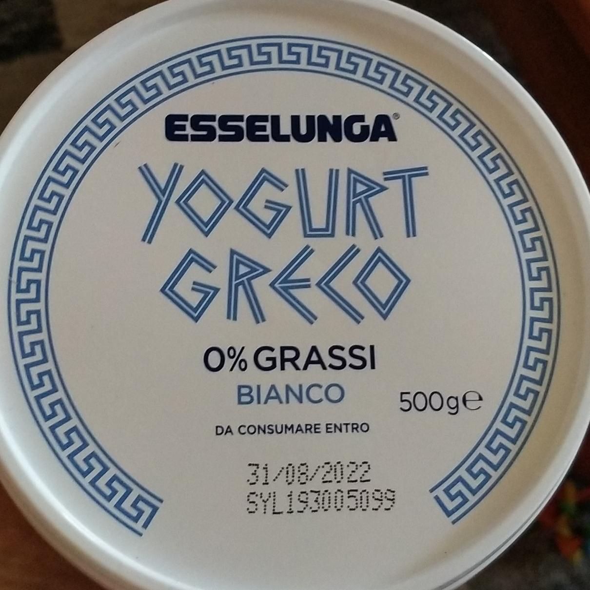 Fotografie - Yogurt Greco 0% grassi Bianco Esselunga
