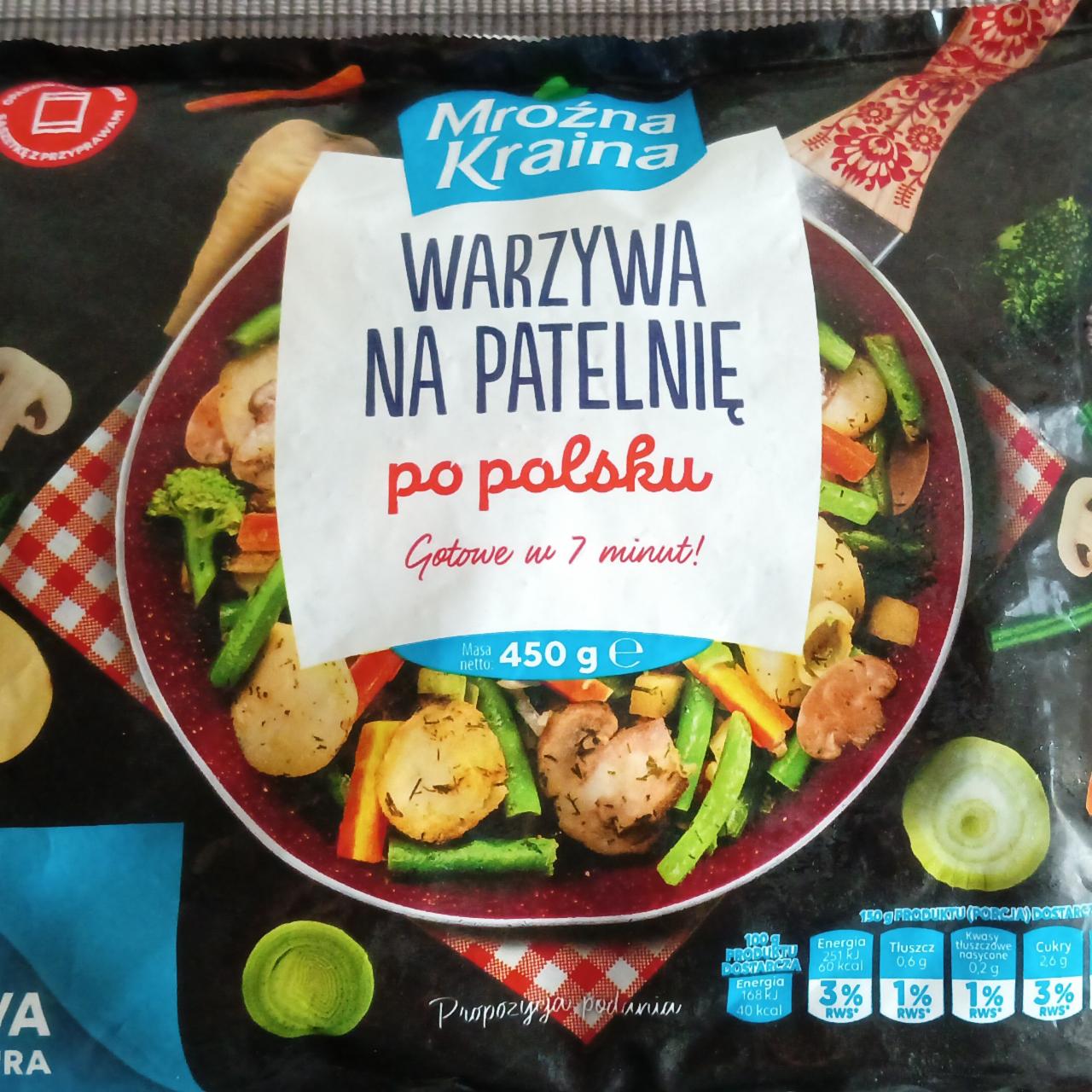 Fotografie - Warzywa na patelnię po polsku Mroźna Kraina