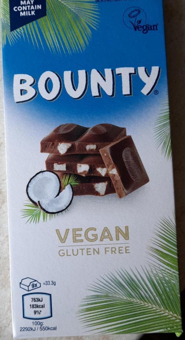 Fotografie - Bounty Vegan Gluten Free Chocolate