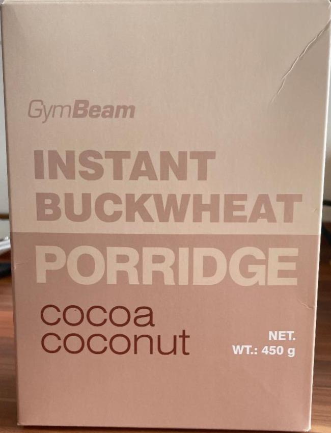 Fotografie - Instant buckwheat porridge cocoa coconut GymBeam