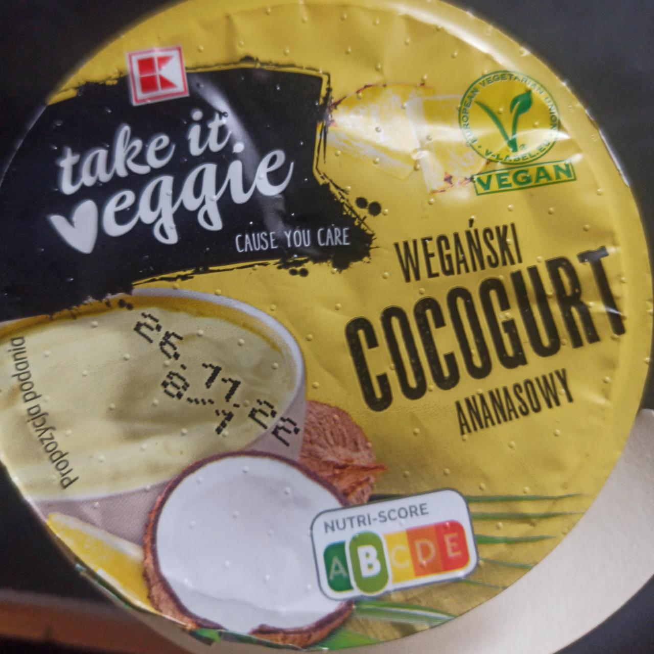 Fotografie - Wegański cocogurt ananasowy K-take it veggie