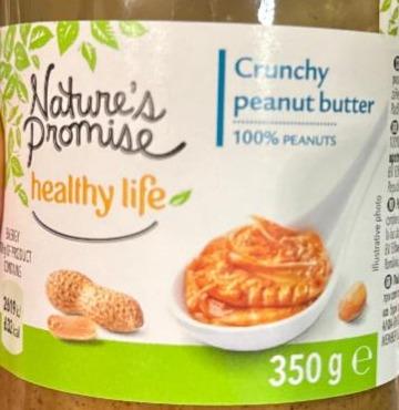 Fotografie - Crunchy peanut butter 100% Peanuts Nature´s Promise