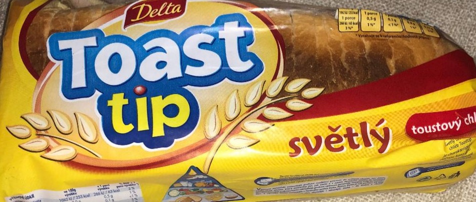 Fotografie - Toast tip světlý toustový chléb Delta