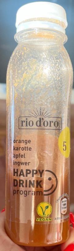 Fotografie - Happy drink program orange karotte apfel ingwer Rio d'oro