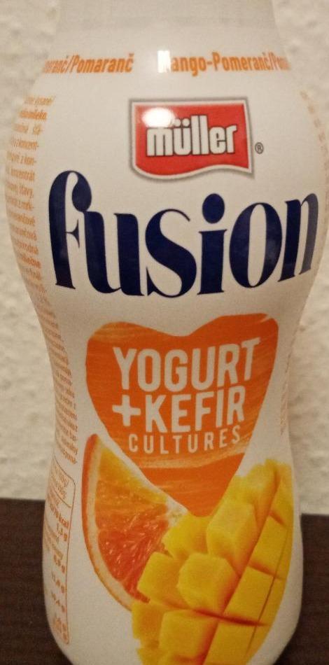 Fotografie - Fusion Yogurt+Kefir Mango & Pomeranč Müller