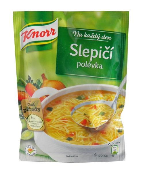 Fotografie - slepičí instantní polévka Knorr