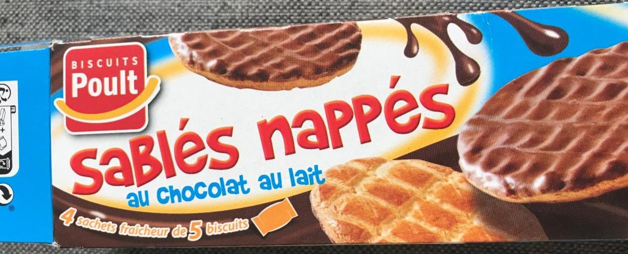 Fotografie - Polomáčené sušenky Sablés nappés Biscuits poult