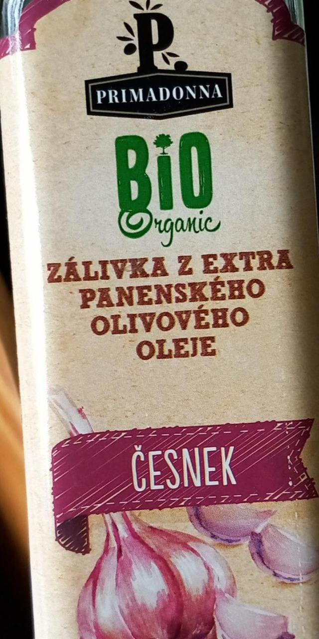 Fotografie - Bio organic Zálivka z extra panenského olivového oleje česnek Primadonna
