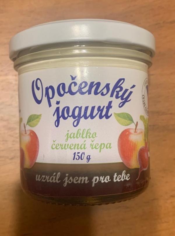 Fotografie - Opočenský jogurt jablko červená řepa Bohemilk
