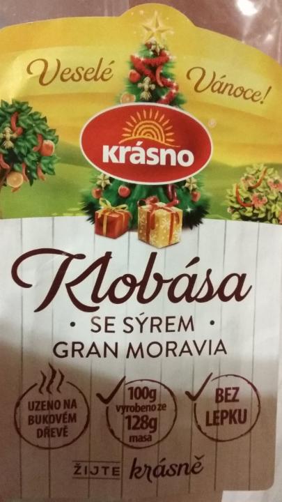 Fotografie - Klobása se sýrem Gran Moravia MP Krásno