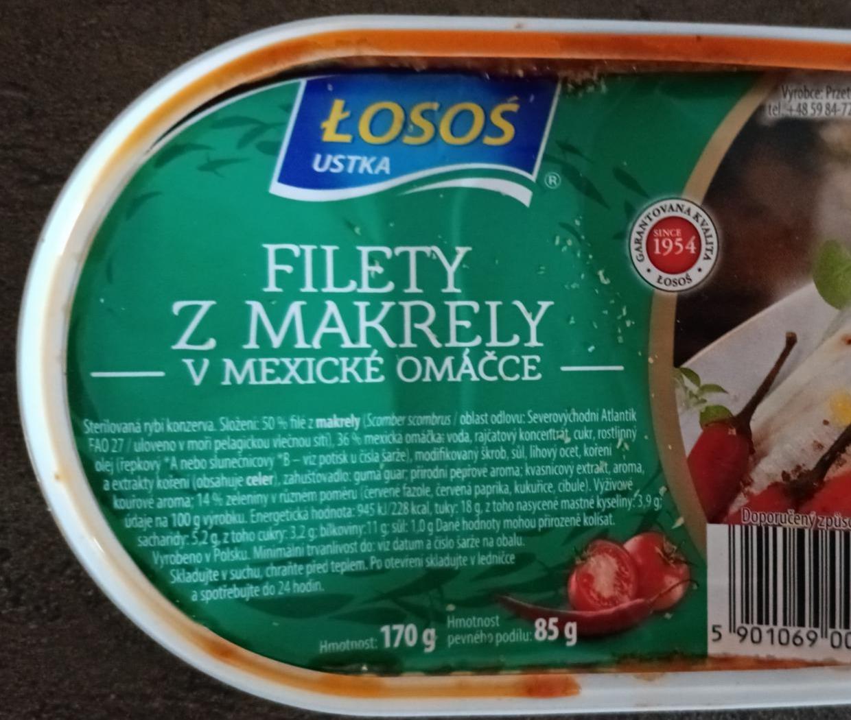 Fotografie - Filety z makrely v mexické omáčce Łosoś Ustka