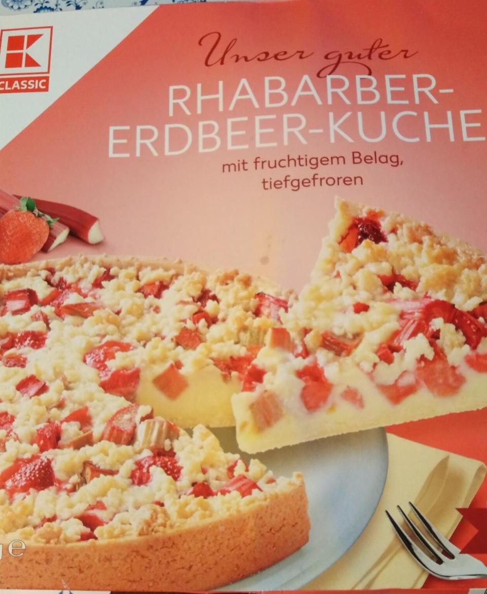 Fotografie - Rhabarber-Erdbeer-Kuchen K-Classic