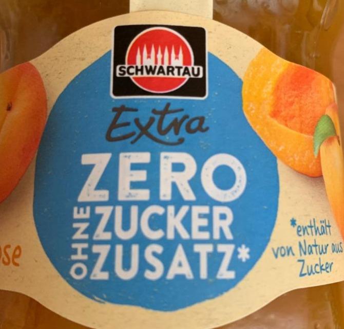 Fotografie - Extra Zero ohne zucker zusatz Aprikose Schwartau