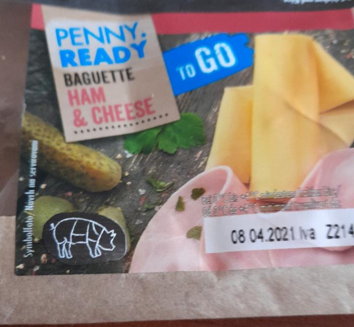 Fotografie - Baguette Ham & Cheese Penny ready