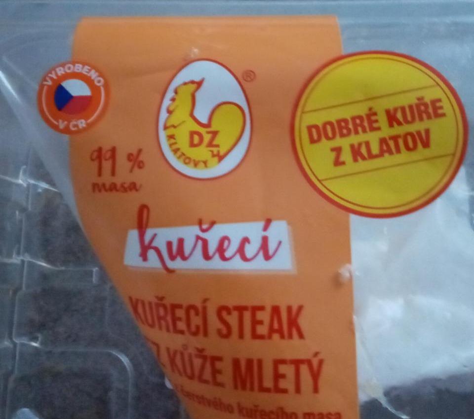 Fotografie - Kuřecí steak bez kůže mletý DZ Klatovy