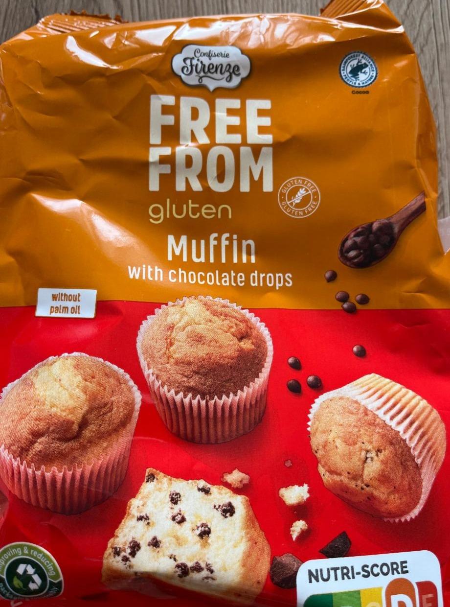 Fotografie - Free from gluten Muffin with chocolate drops Confiserie Firenze