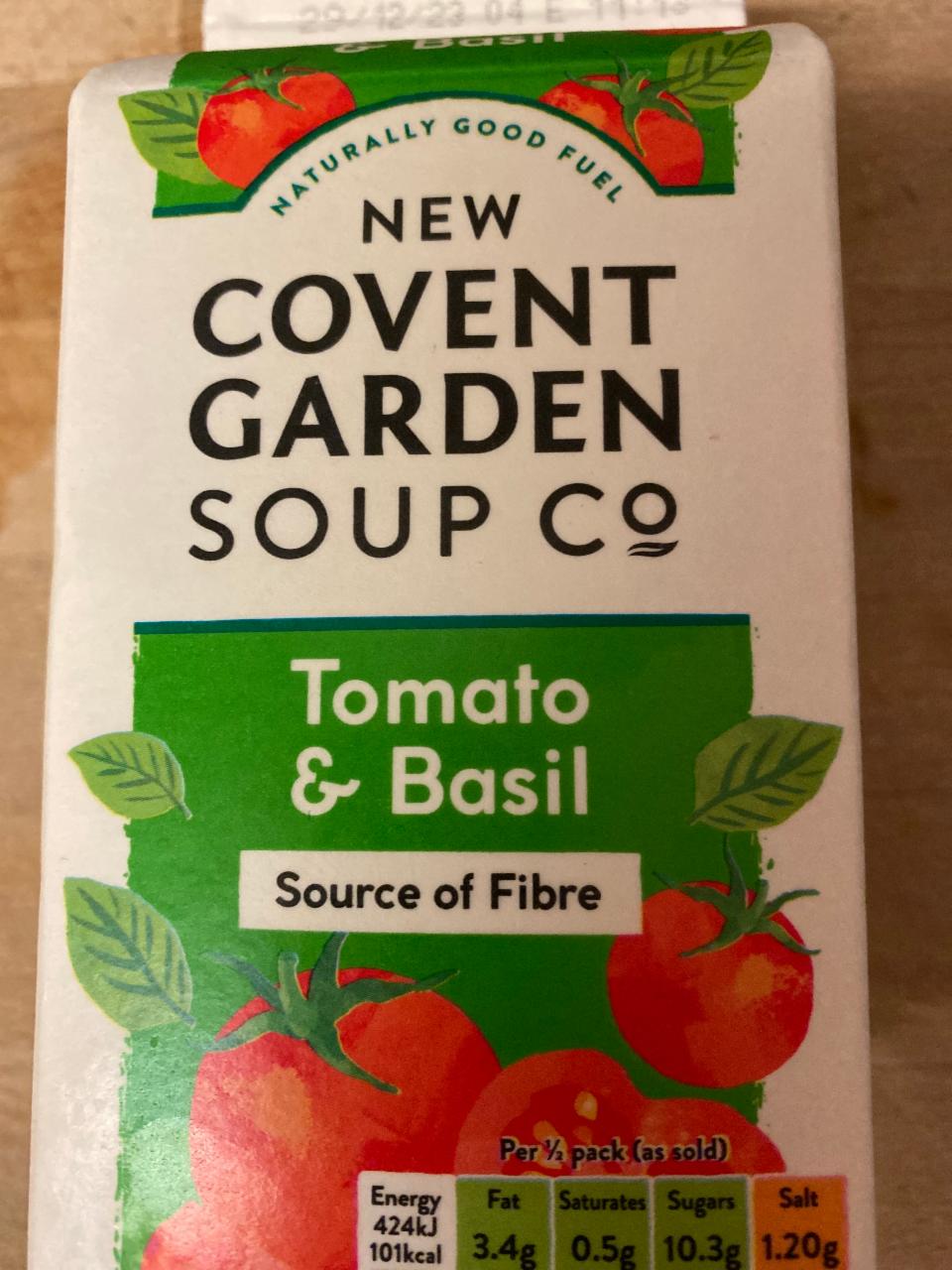 Fotografie - Tomato & Basili New Covent Garden Soup Co.