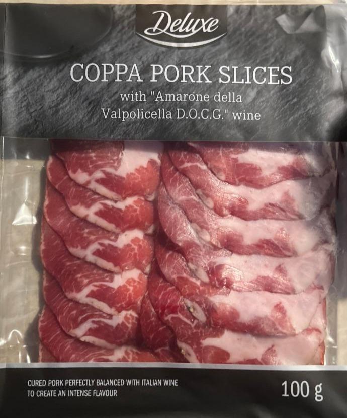Fotografie - Coppa pork slices Deluxe