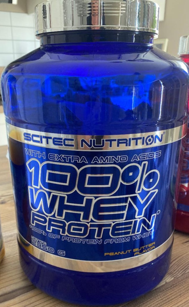 Fotografie - 100% Whey protein Peanut butter Scitec Nutrition
