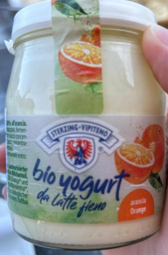 Fotografie - Bio yogurt da latte fieno arancia Sterzing Vipiteno