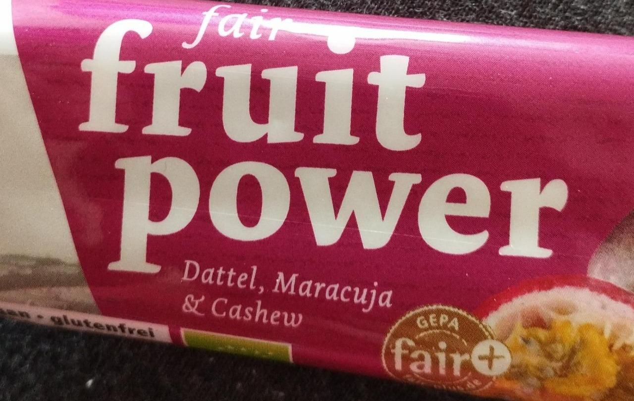Fotografie - Fair fruit power Dattel maracuja & cashew Gepa